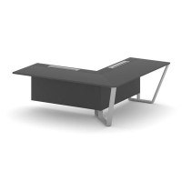 Steel Meet KDK-PR.B.SPZOU-20(R) (Антрацит/Серый) Завершающий угловой модуль правый