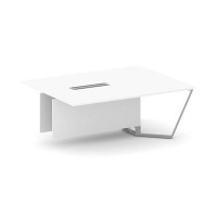 Steel Meet KD-PR.B.SPZW-20 (Белый бриллиант/Серый) Завершающий модуль L=2000