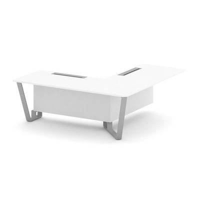 Steel Meet KDK-PR.B.SPPOU-20(R) (Белый бриллиант/Серый) Проходной угловой модуль правый