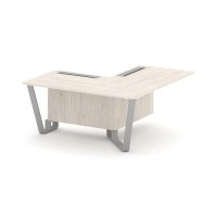 Steel Meet KD-PR.B.SPPOU-16(R) (Денвер светлый/Серый) Проходной угловой модуль правый