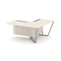 Steel Meet KD-PR.B.SPZOU-16(R) (Денвер светлый/Серый) Завершающий угловой модуль правый