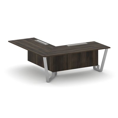 Steel Meet KD-PR.B.SPPOU-20(L) (Дуб мали/Серый) Проходной угловой модуль левый