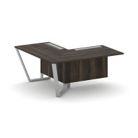 Steel Meet KD-PR.B.SPZOU-16(L) (Дуб мали/Серый) Завершающий угловой модуль левый