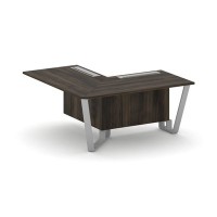 Steel Meet KDK-PR.B.SPPOU-16(L) (Дуб мали/Серый) Проходной угловой модуль левый