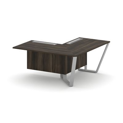 Steel Meet KDK-PR.B.SPZOU-16(R) (Дуб мали/Серый) Завершающий угловой модуль правый