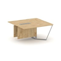 Steel Meet KD-PR.B.SPZW-16 (Тиквуд светлый/Серый) Завершающий модуль L=1600