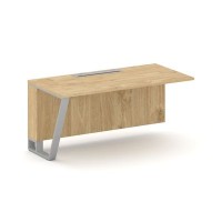 Steel Meet KDK-PR.B.SPZO-16(L) (Тиквуд светлый/Серый) Завершающий модуль