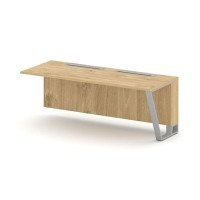 Steel Meet KDK-PR.B.SPZO-20(R) (Тиквуд светлый/Серый) Завершающий модуль