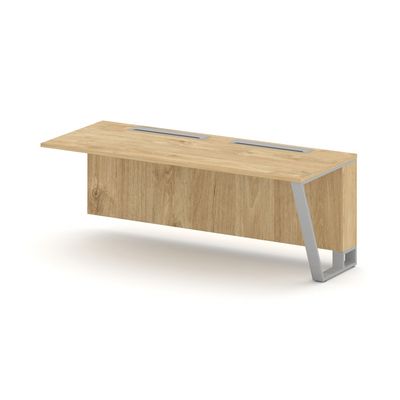 Steel Meet KDK-PR.B.SPZO-20(R) (Тиквуд светлый/Серый) Завершающий модуль