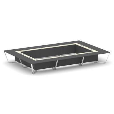 Steel Meet MM-PR.B.SP-26K2 (Антрацит/Ваниль) Стол переговорный прямоугольный