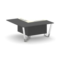 Steel Meet MM-PR.B.SPPOU-16(L) (Антрацит/Ваниль) Проходной угловой модуль левый