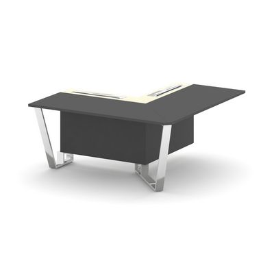 Steel Meet MM-PR.B.SPPOU-16(R) (Антрацит/Ваниль) Проходной угловой модуль правый