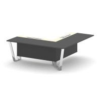 Steel Meet MM-PR.B.SPPOU-20(R) (Антрацит/Ваниль) Проходной угловой модуль правый