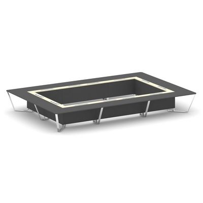 Steel Meet MMK-PR.B.SP-26K2 (Антрацит/Ваниль) Стол переговорный прямоугольный