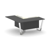 Steel Meet MMK-PR.B.SPPOU-16(L) (Антрацит/Ваниль) Проходной угловой модуль левый