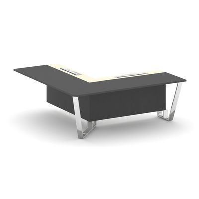 Steel Meet MMK-PR.B.SPPOU-20(L) (Антрацит/Ваниль) Проходной угловой модуль левый