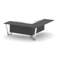 Steel Meet MMK-PR.B.SPPOU-20(R) (Антрацит/Ваниль) Проходной угловой модуль правый