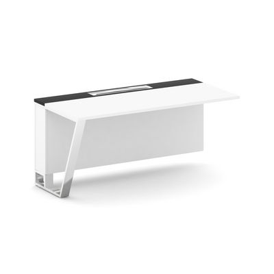 Steel Meet MM-PR.B.SPZO-16(L) (Белый бриллиант/Графит) Завершающий модуль