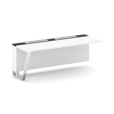 Steel Meet MM-PR.B.SPZO-20(L) (Белый бриллиант/Графит) Завершающий модуль