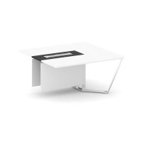 Steel Meet MMK-PR.B.SPZW-16 (Белый бриллиант/Графит) Завершающий модуль L=1600