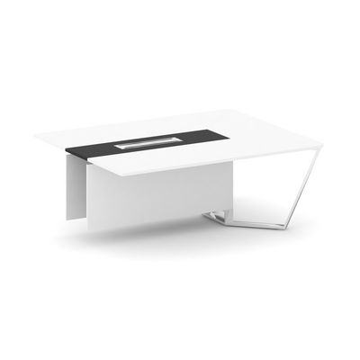 Steel Meet MMK-PR.B.SPZW-20 (Белый бриллиант/Графит) Завершающий модуль L=2000