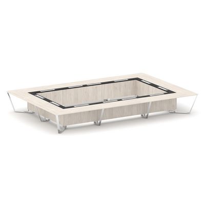 Steel Meet MM-PR.B.SP-26K2 (Денвер светлый/Графит) Стол переговорный прямоугольный