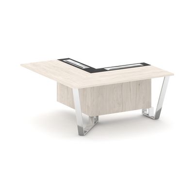 Steel Meet MM-PR.B.SPPOU-16(L) (Денвер светлый/Графит) Проходной угловой модуль левый