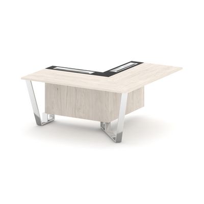 Steel Meet MM-PR.B.SPPOU-16(R) (Денвер светлый/Графит) Проходной угловой модуль правый