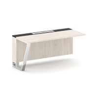 Steel Meet MM-PR.B.SPZO-16(L) (Денвер светлый/Графит) Завершающий модуль