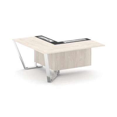 Steel Meet MM-PR.B.SPZOU-16(L) (Денвер светлый/Графит) Завершающий угловой модуль левый