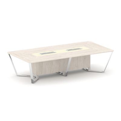 Steel Meet MM-PR.B.SP-12 (Денвер светлый/Ваниль) Стол переговорный прямоугольный