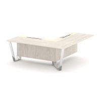 Steel Meet MM-PR.B.SPPOU-20(R) (Денвер светлый/Ваниль) Проходной угловой модуль правый