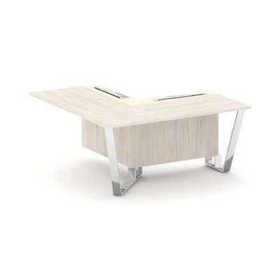 Steel Meet MMK-PR.B.SPPOU-16(L) (Денвер светлый/Ваниль) Проходной угловой модуль левый