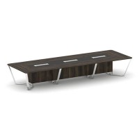 Steel Meet MM-PR.B.SP-16 (Дуб мали/Графит) Стол переговорный прямоугольный