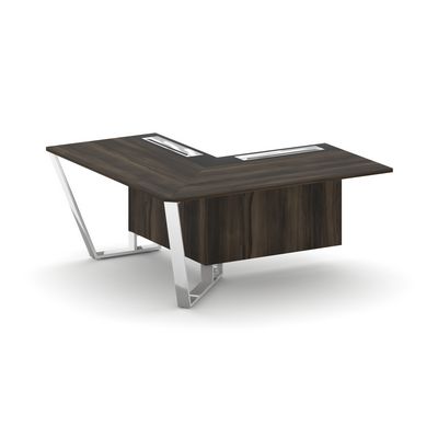 Steel Meet MM-PR.B.SPZOU-16(L) (Дуб мали/Графит) Завершающий угловой модуль левый