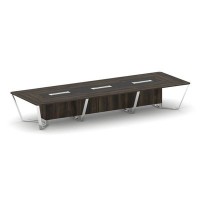 Steel Meet MMK-PR.B.SP-16 (Дуб мали/Графит) Стол переговорный прямоугольный