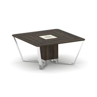 Steel Meet MM-PR.B.SP-08 (Дуб мали/Ваниль) Стол переговорный квадратный