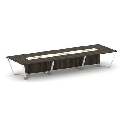 Steel Meet MM-PR.B.SP-16 (Дуб мали/Ваниль) Стол переговорный прямоугольный
