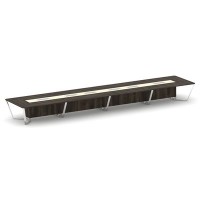 Steel Meet MM-PR.B.SP-24 (Дуб мали/Ваниль) Стол переговорный прямоугольный