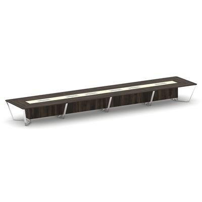 Steel Meet MM-PR.B.SP-24 (Дуб мали/Ваниль) Стол переговорный прямоугольный