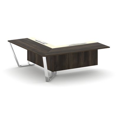 Steel Meet MM-PR.B.SPZOU-20(L) (Дуб мали/Ваниль) Завершающий угловой модуль левый