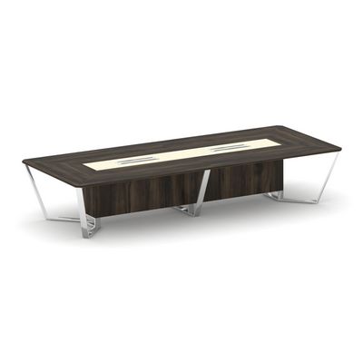 Steel Meet MMK-PR.B.SP-14 (Дуб мали/Ваниль) Стол переговорный прямоугольный