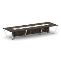 Steel Meet MMK-PR.B.SP-16 (Дуб мали/Ваниль) Стол переговорный прямоугольный