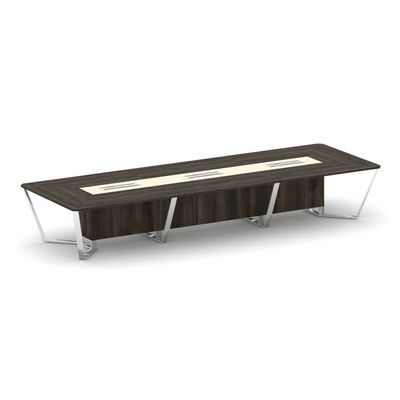 Steel Meet MMK-PR.B.SP-16 (Дуб мали/Ваниль) Стол переговорный прямоугольный