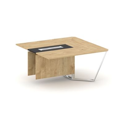 Steel Meet MM-PR.B.SPZW-16 (Тиквуд светлый/Графит) Завершающий модуль L=1600