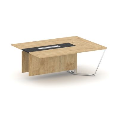 Steel Meet MM-PR.B.SPZW-20 (Тиквуд светлый/Графит) Завершающий модуль L=2000