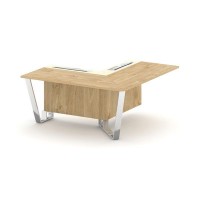 Steel Meet MM-PR.B.SPPOU-16(R) (Тиквуд светлый/Ваниль) Проходной угловой модуль правый