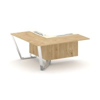 Steel Meet MM-PR.B.SPZOU-16(L) (Тиквуд светлый/Ваниль) Завершающий угловой модуль левый