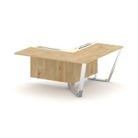 Steel Meet MM-PR.B.SPZOU-16(R) (Тиквуд светлый/Ваниль) Завершающий угловой модуль правый