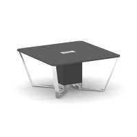 Steel Meet MD-PR.B.SP-08 (Антрацит) Стол переговорный квадратный